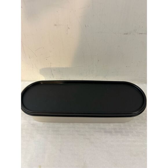 Tupperware super oval modular mate #3 black lid 2399A-3 - Picture 1 of 4